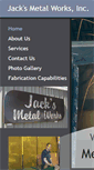 Mobile Screenshot of jacksmetalworks.com